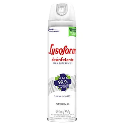 Desinfetante Lysoform Aerossol Original 360ml | R$18