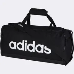 Mala adidas Duffel Linear Logo - Preta | R$96