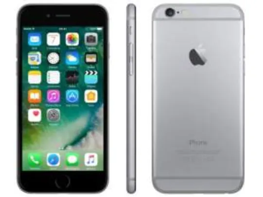 iPhone 6 Apple 64GB Cinza Espacial 4G Tela 4.7" - Retina Câmera 8MP por R$ 2325