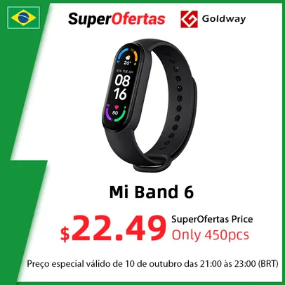 Pulseira Inteligente Xiaomi Mi Band 6 | R$ 130 