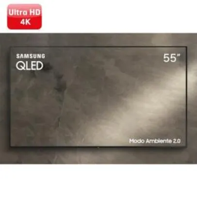Smart TV QLED 55" UHD 4K Samsung 55Q60 | R$3.099