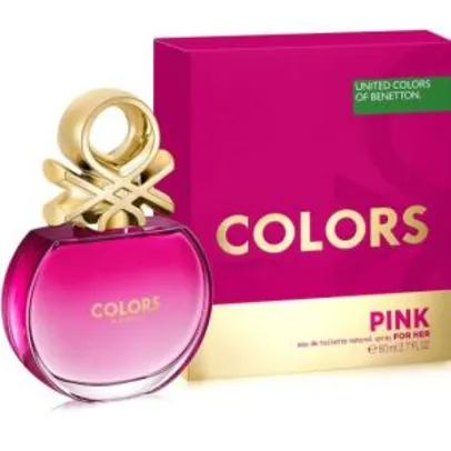 Perfume Feminino Colors Pink Benetton Eau de Toilette 80ml - R$ 86