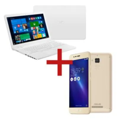 Notebook VivoBook Max X541NA-GO472T + Zenfone 3 Max 5,2" Dourado

R$1.655