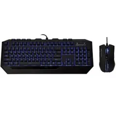 Teclado e Mouse Gamer Coolermaster Devastator II Led Azul SGB-3030-KKMF1-BR