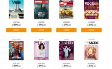 Semana da leitura - promoção assinaturas abril