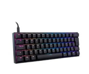 Teclado Mecânico Gamer Husky Gaming Blizzard, 60%, RGB, Switch Gateron Blue, ABNT2, Preto - HGMO024