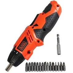 Parafusadeira 4.8V com 16 Acessórios, Black & Decker