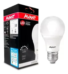 Kit 20 Lâmpadas Bulbo Led Avant 9w E27 6500k Bivolt