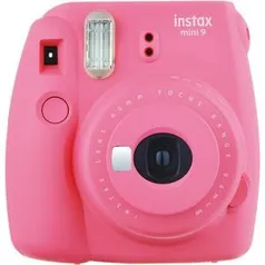 Câmera Fujifilm Instax Mini 9 - Rosa Flamingo - R$250