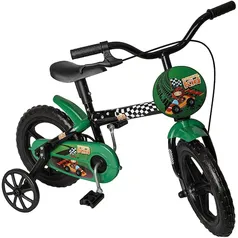 (VIP) Bicicleta Aro 12 Radical Kid Styll - Verde/Preta