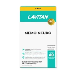 [R$ 19 REC & +por-] Lavitan Memo Neuro 60 cápsulas