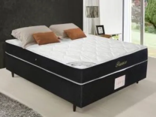 Cama Box Casal Herval Conjugado Mola Ensacada - 58cm de Altura Fluence - R$719