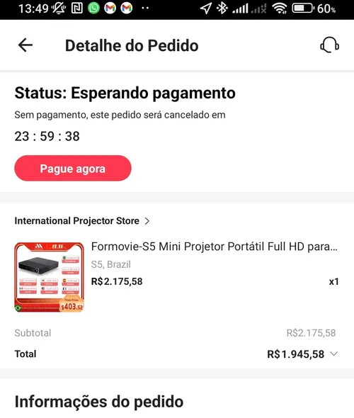 Imagen na descrição da promoção