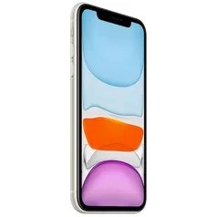 iPhone 11 Apple 64GB branco, Tela de 6,1”, Câmera Dupla de 12MP, iOS