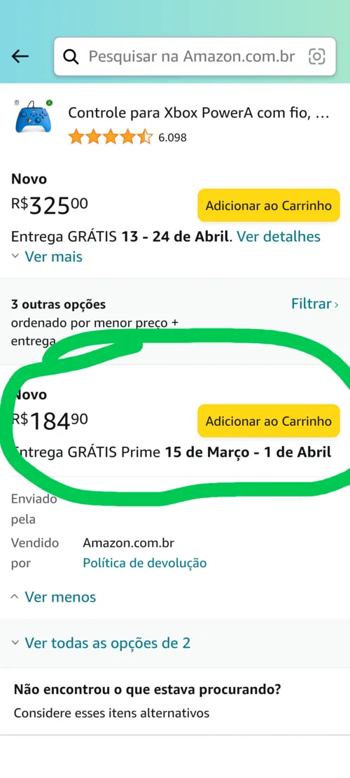 Imagen na descrição da promoção