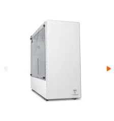 Gabinete Gamer T-Dagger Cube, Mid Tower, Vidro Temperado, White | R$209