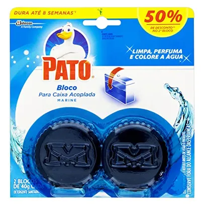 Pato Desodorizador Sanitário Caixa Acoplada Marine 40g com 2 unidades