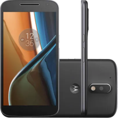 [Submarino] Smartphone Moto G 4 Dual Chip Android 6.0 Tela 5.5'' 16GB Câmera 13MP - Preto
