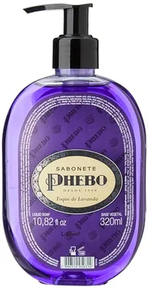 Phebo Sabonete Líquido, Toque De Lavanda, 320ml