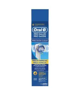 [PRIME] 4 UNIDADES Refil Escova Elétrica Pro-Saúde Precision Clean, Oral B R$45