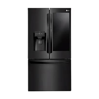 Geladeira Smart LG Inverter French Door InstaView Door-in-Door 660 litros 127V Black Inox ThinQ GM-X288NQXH