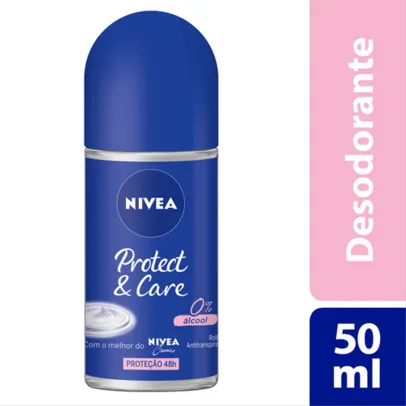 Desodorante Nivea Roll On Protect & Care Feminino 50ml