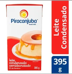 (App+CashBack R$2,89) Leite Condensado Semidesnatado Piracanjuba 395g