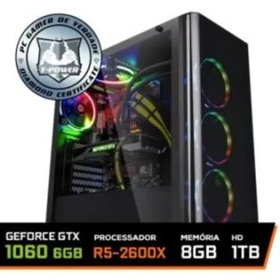 Saindo por R$ 2829: PC GAMER T-POWER MAJOR LVL-1 | Pelando