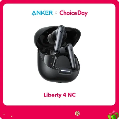 [Taxa inclusa/Moedas] Fone de Ouvido Anker-Wireless Noise Canceling Earbuds, Soundcore by Wireless, Liberty 4 NC