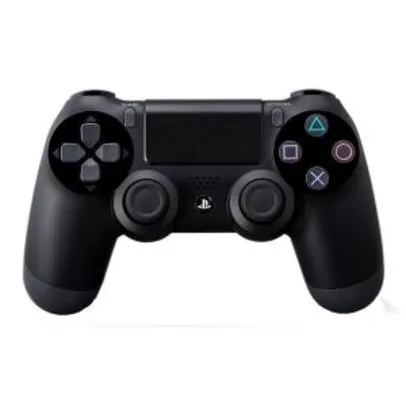 Controle para PS4 Sem Fio Dualshock 4 Sony - Preto - R$ 200