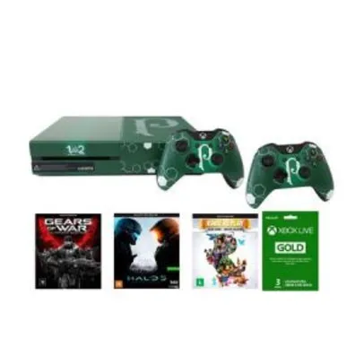 Console Xbox One 500GB (Edição Limitada Palmeiras 102 Anos) - Microsoft