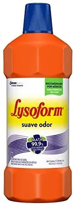 [PRIME] Desinfetante Lysoform Bruto Suave Odor 1L (mín. 10) | R$4,40