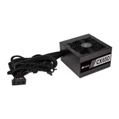 Fonte Corsair CX Series CX650 80 Plus Bronze 650W PFC Ativo, CP-9020122-WW - R$499