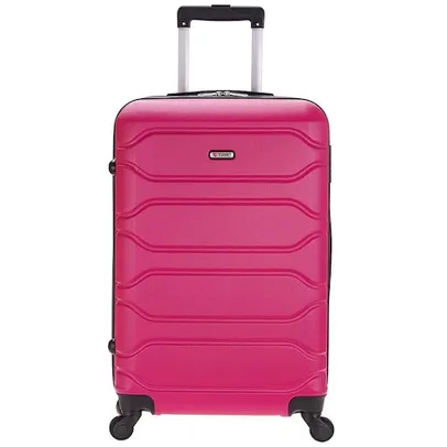 Mala de Viagem P Tonin Samba em ABS com 4 Rodas Giro 360º - Magenta