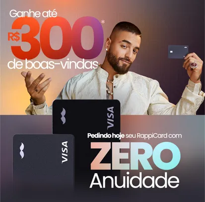 Ganhe até R$300 pedindo seu RappiCard com o cupom