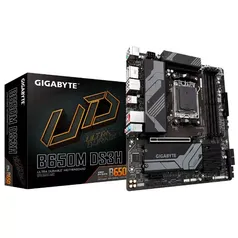 Placa Mãe Gigabyte B650m Ds3h, Ddr5, Am5, Micro Atx