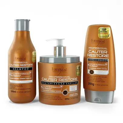 Kit Cauterização Capilar Cauter Restore Forever Liss