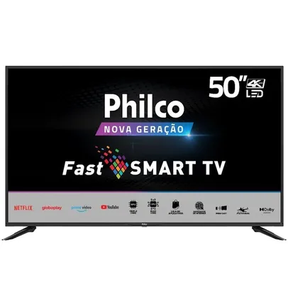 [AME R$ 2129] Smart TV Philco 50" 4K LED UHD PTV50N10N5E