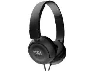 Fone de Ouvido JBL com Microfone - Dobrável Cabo P2 Core Headphones T450 com fio | R$70