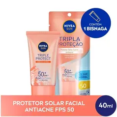 [APP] Protetor Solar Nivea Facial Antiacne Fps50 40ml