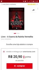 Livro | A Guerra da Rainha Vermelha - R$21