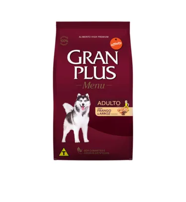 Ração GranPlus Menu Frango e Arroz para Cães Adultos 15kg