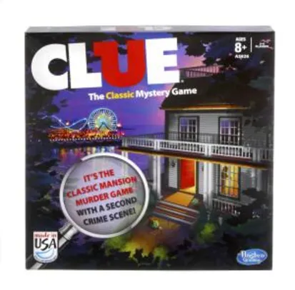 Jogo Clue - Boardgame de investigação | R$45