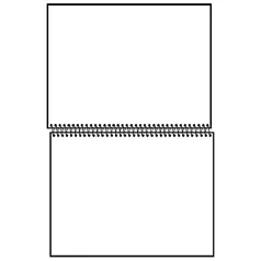 Caderno Sketchbook Espiral Capa Plástica A4 Académie Sense 150 G 50 Folhas