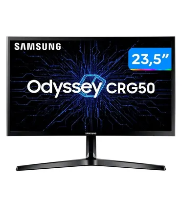 [ CLIENTE OURO + MAGALUPAY ] Monitor Gamer Samsung LC24RG50FQLMZD 23,5” LED | R$ 1101
