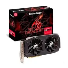 (10x s/ juros)Placa de vídeo Power Color Red Dragon RX 580 8GB | R$1649