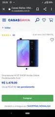 Smartphone MI 9T 64GB Versão Global - Azul | R$ 1479