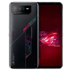 Smartphone Asus Rog Phone 6 Gamer Preto com 256GB, 5G, 8GB RAM e Câmera Tripla 50MP+12MP+5MP