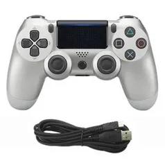 Controle para PS4 com fio várias cores