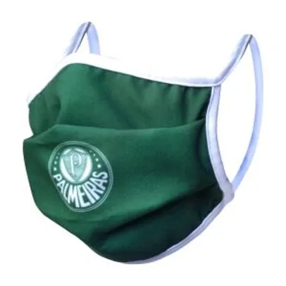 Máscara de Proteção do Palmeiras com Elástico Kit com 4 Unidades R$9